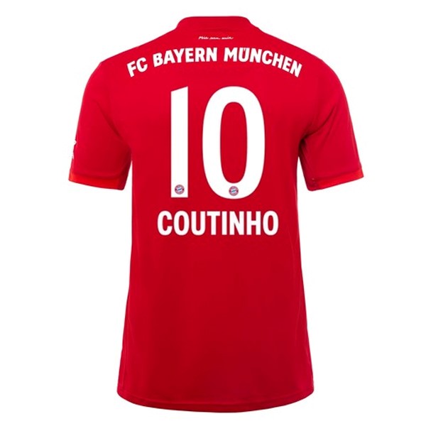Camiseta Bayern Munich NO.10 Coutinho 1ª 2019-2020 Rojo